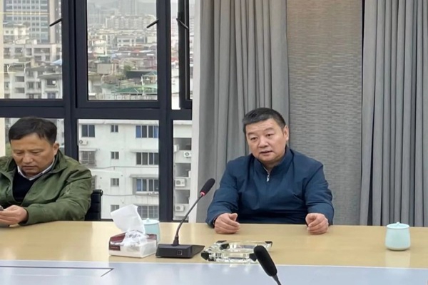 麗水市建設(shè)局黨組書記、局長(zhǎng)鐘小松一行到浙江中立建設(shè)有限公司走訪